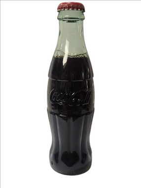 Coca Cola Glass Bottle with Red Cap Vicksburg MS